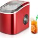 Machine à glaçons GOPLUS 12 kg/24h auto-nettoyage rouge