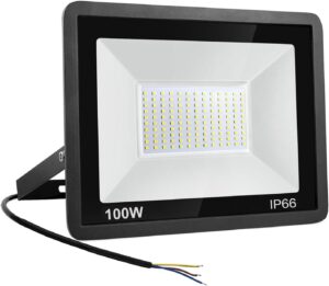 Niserelesa Projecteur LED Exterieur 100W,IP66 etanche Spot led Exterieur 10000LM Projecteur LED 6500K Blanc Froid Projecteur Exterie