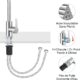 61vXVxxurL._AC_SL1500_.jpg Mitigeur Cuisine avec Tuyau Flexible G38 x M10,Robinet Cuisine en Acier Inox avec Bec Pivotant a 360 Monocommande,Robinet Evier de