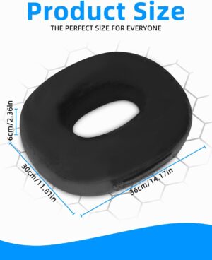 Cushion de Chaise Donut, Coussin Bouee Coccyx Ergonomique,Coussin Orthopedique Rond,Coussin coccyx pour Soulager Hemorroides,Coussin
