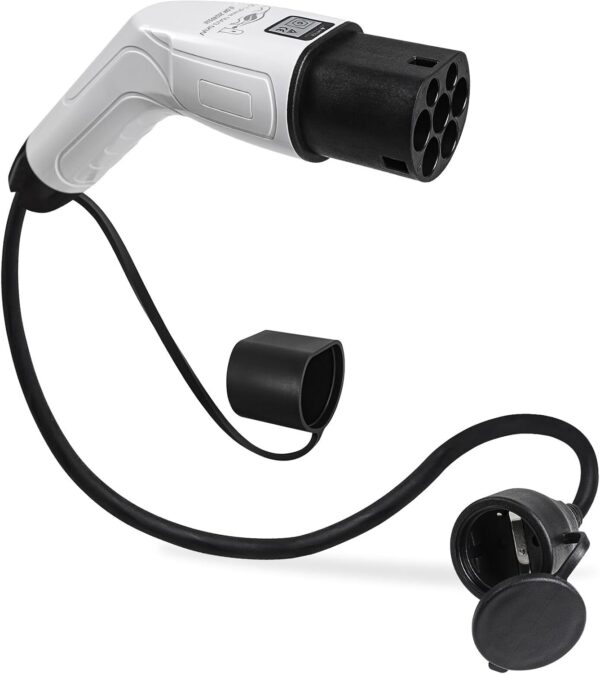 AOHEWEI Type 2 to Schuko Car Charger Adapter IEC 62196 Type 2 EV to Schuko Socket Car Charger Adapter 16A 3.5KW