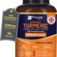 Curcuma bio 2280 mg (haute resistance) avec poivre noir et gingembre - 180 capsules de curcuma vegetaliennes avec ingredient actif c