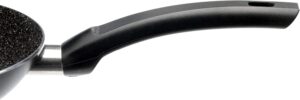 Alluflon Tradizione Italia Poele a frire avec surface en pierre, revetement anti-adhesif et anti-rayures, Lavable au lave-vaisselle,