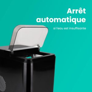 Machine à glaçons Niceey portable autonettoyante noire