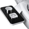 Samodra Pulverisateur Bidet non electrique avec double buses retractables autonettoyantes - Nettoyage avant et arriere - Bouton pous