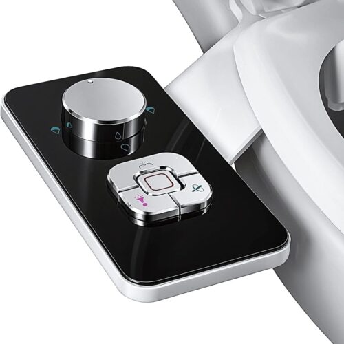 61wZQ04DCfL._AC_SL1500_.jpg Samodra Pulverisateur Bidet non electrique avec double buses retractables autonettoyantes - Nettoyage avant et arriere - Bouton pous