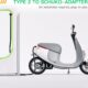 AOHEWEI Type 2 to Schuko Car Charger Adapter IEC 62196 Type 2 EV to Schuko Socket Car Charger Adapter 16A 3.5KW