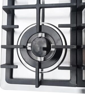 61x3A8uWE-L._AC_SL1500_.jpg Cuisiniere a gaz integree, a 4 feux, gaz naturel, propane, encastrable pour gaz naturel, propane, en acier inoxydable, protection th