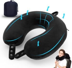 Oreiller de voyage TALLGO mousse mémoire, soutien tête