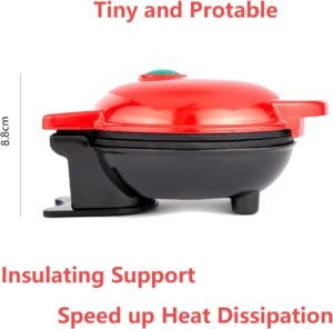 Mini gaufrier Gutview anti-adhésif pour anniversaires