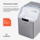 Machine à glaçons Klarstein 12 kg/24 h, 4 min, LED