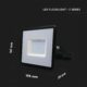Projecteur LED extérieur 100W 8700 lm V-TAC pour jardin