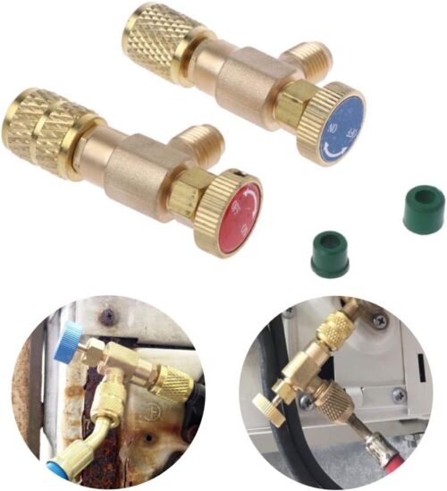 Connecteur rapide réfrigérant LNIMIKIY 2 pièces anti-fuite