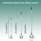 Yeelor Adjustable Rotary Tiller with SS Handle and Removable Solid Metal Teeth for Garden Lawn and Manual for Loosening and Mixing