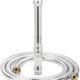 Shower enema hose and nozzle system with 5 foot hand shower hose for colic cleaning kit Shower