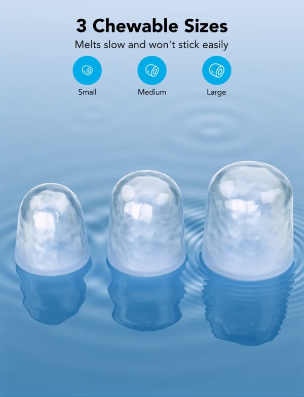 GoveeLife Countertop Smart Ice Maker, Portable Ice Maker with Self-Cleaning, 6 Minutes, 9 Ice Balls, 26 lbs24 Hours, Voice Remote C