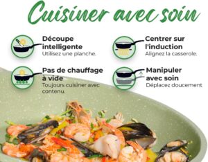 61yKF2iK4zL._AC_SL1200_.jpg Batterie de cuisine induction JUST PERFECTO avec couvercles
