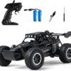 Great-JUNAMT rc Car Voiture telecommandee RC Voitures 1:16 Tout-Terrain Monster Truck Phares a LED, Jouet de Voiture RC 20 kmh Cade
