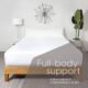 Milliard Traversin Oreiller de Corps en Mousse a Memoire Oreiller pour Dormeur Lateral, Ultra Doux Housse en Bambou Amovible