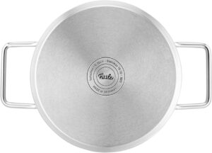 Fissler Collection Pure Faitout En Acier Inoxydable (20 cm, 3,6 l) Avec Couvercle Metallique Et Graduation Interieure, Compatible In
