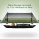 61zjf9waH6L._AC_SL1500_.jpg Night Cat Hamac Tente Fond Plat pour 1 Personne avec Moustiquaire Couverture Impermeable et Espace de Rangement Supplementaire Rando