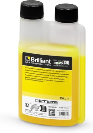 Traceur UV ERRECOM Brilliant 250 ml pour fuites gaz
