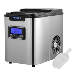 Machine à glaçons Arebos 12 kg/24h, 3 tailles, LCD