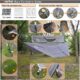 Hamac de camping AnorTrek double avec moustiquaire