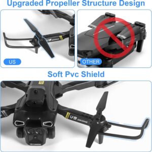 Drone pour Enfant avec Camera 720P HD, Drone Quadricoptere FPV WiFi Telecommande, Mode sans Tete, Maintien d'Altitude, 360Flips, Ca