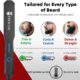 Lisseur barbe VIKICON mini - ions négatifs, 3 températures