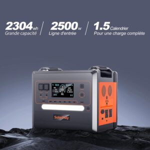 71-LhFAcrNL._AC_SL1500_.jpg Générateur solaire portable SOLARPLAY 12 sorties LiFePO4