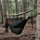 onewind Hamac de Camping de 335 cm avec moustiquaire, hamac Double ultraleger en Nylon Ripstop avec Sangles d'arbre, hamac Portable