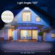 YIQIBRO Spot Projecteur LED Exterieur 200W 20000LM 2 Pieces, IP67 Etanche Lampe Halogene LED Exterieur, 7000K Blanc Froid Phare Exte