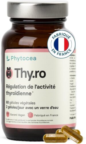 Complément thyroïde Phytocea Iode Sélénium Zinc Vit B1-B2