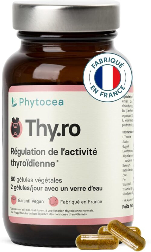 Complément thyroïde Phytocea Iode Sélénium Zinc Vit B1-B2