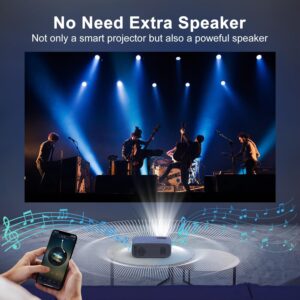 Projecteur 4K AKATUO mini portable LED 1080p natif