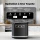 Ice Maker, 12 kg in 24 hours, Acmeenjoy Ice Maker with Ice Spoon, 9 Ice Cubes in 6-8 Minutes, Self-Cleaning and Portable Ice Cube Ma