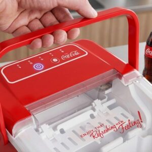 710HCuun8QL._SL1500_.jpg Machine à glaçons Salco Coca-Cola rouge 2 tailles 10 kg/24h