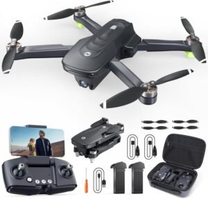 710IEnnqazL._AC_SL1500_.jpg Holy Stone HS175D Drone with 4K Camera pour adultes, quadricoptere RC pliable avec retour automatique GPS, moteur sans balais, suive