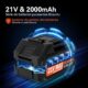 Nettoyeur Haute Pression sur Batterie, Bravolu Max 500 PSI Nettoyeur Haute Pression sans Fil Portable avec Accessoires, Buse Multi-F