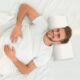 bonmedico Teardrop Oreiller A Memoire De Forme Innovant Confortable Blanc, Coussin Ergonomique Cervical, Soutien CouNuque Douloureu