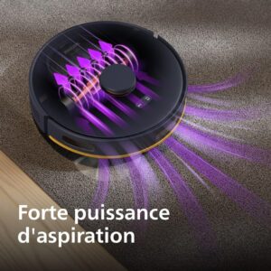 Philips Aspirateur Robot Serie 2000 - Aspiration de 2700 Pa, Navigation Laser, Application Homerun, Station de vidage Automatique, A