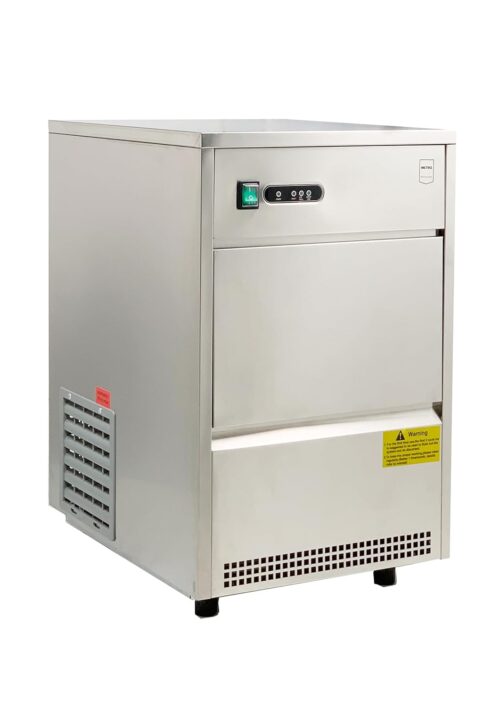 710i7-Z5BL._SL1500_.jpg METRO Professional Ice Maker GIM1026B, Stainless Steel, 42 x 51.5 x 65.5 cm, 170 W, 26 kg24 h, Hollow Conical Shape, Silver