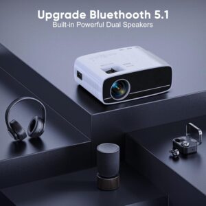 Projecteur 4K AKATUO mini portable LED 1080p natif