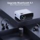 Projecteur 4K AKATUO mini portable LED 1080p natif