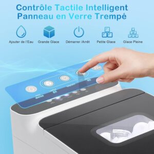 Machine à glaçons RELAX4LIFE 15 kg/24 h autonettoyante