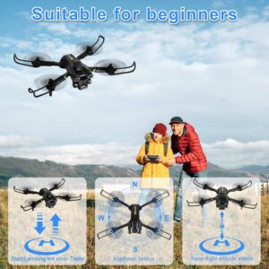 Drone pour Enfant avec Camera 720P HD, Drone Quadricoptere FPV WiFi Telecommande, Mode sans Tete, Maintien d'Altitude, 360Flips, Ca