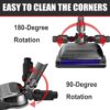 Italdos Brosse Turbo motorisee Lave-vaisselle compatible pour Dyson V7 V8 V10 V11 V15 Aspira et Lava Convient pour sol en marbre en