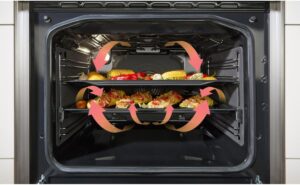 Gorenje GECS6C 70 XPA Cuisiniere electrique avec plaque vitroceramique, 60 cm, 71 litres, ExtraSteam, GentleClose, AirFry, bascule r