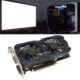 Gaming Graphics Card, 6GB 192Bit GDDR5 Dual Fan Computer Graphics Card, Multimedia Interface HD DVI and VGA Interface, Support Stere